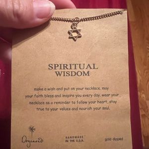 Dogeared “Spiritual Wisdom” Star Necklace, Gold-dipped